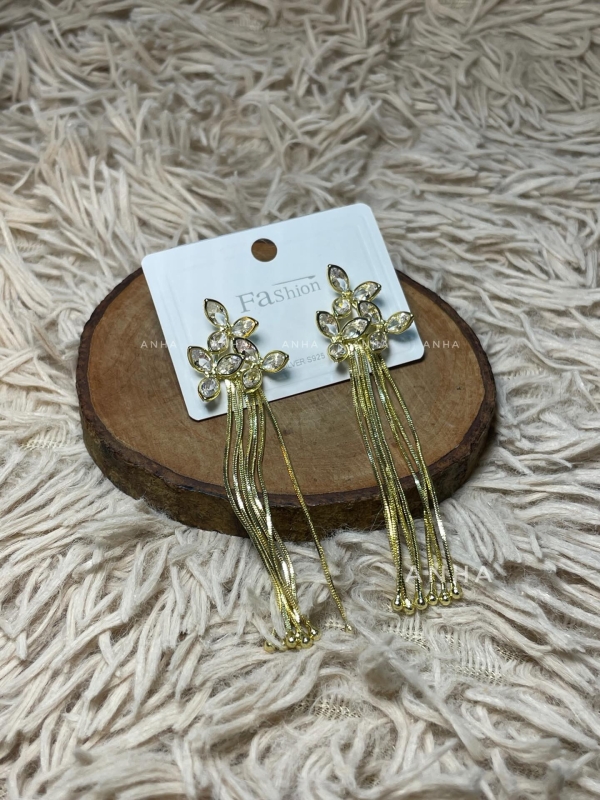Sparkle Dangling stone Earring